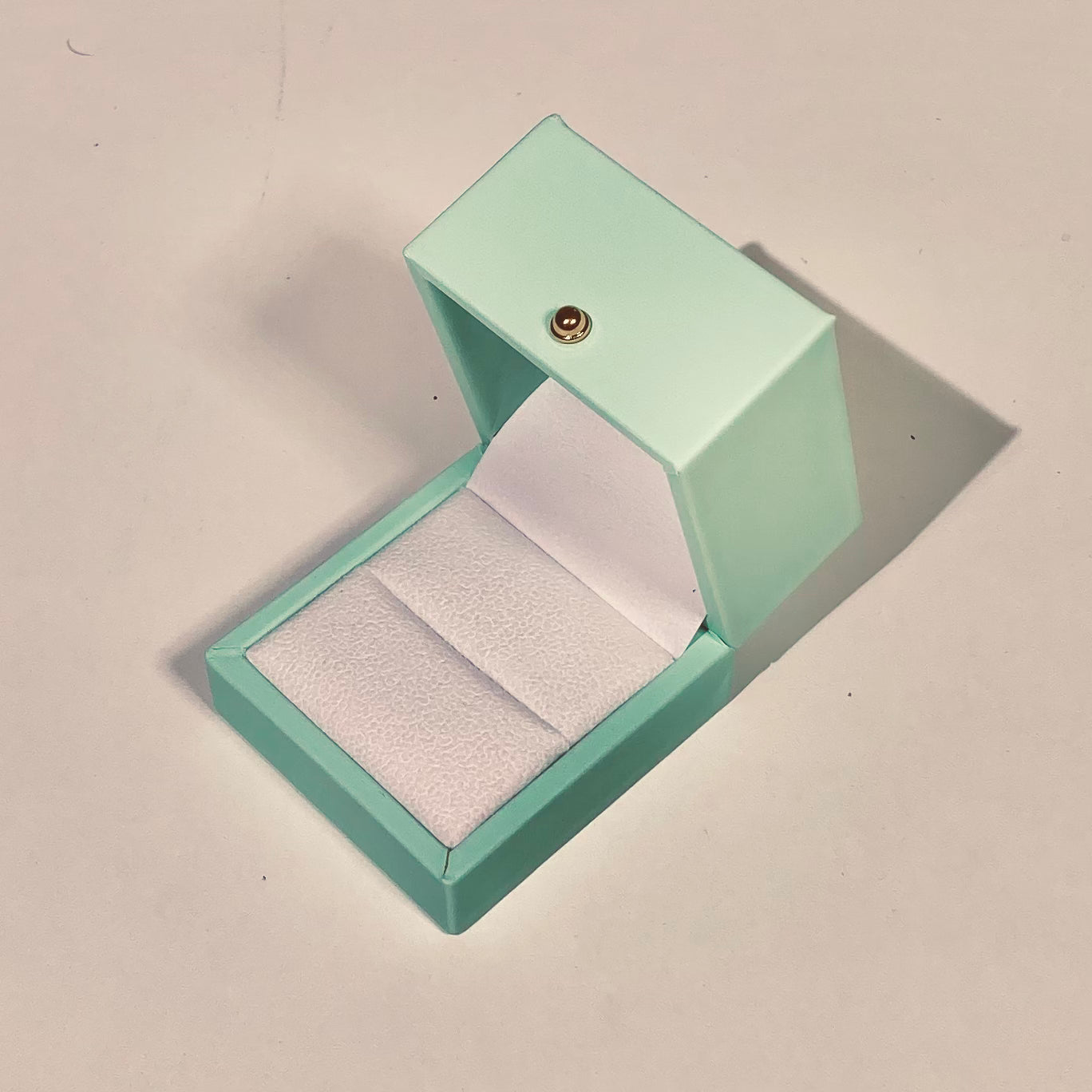 Cushioned Teal Gift Jewelry Boxes