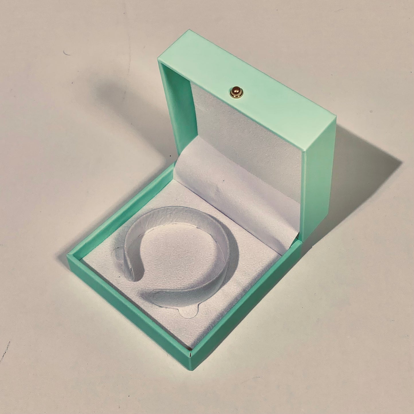 Cushioned Teal Gift Jewelry Boxes