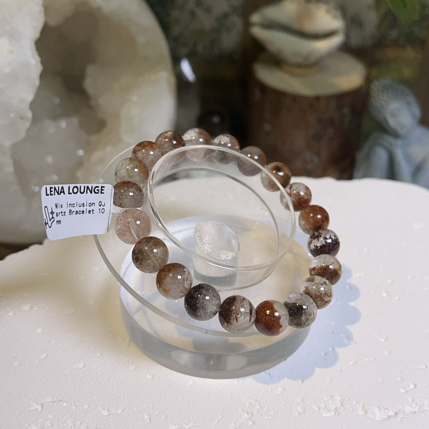 Mix Inclusion Quartz Bracelet 10mm