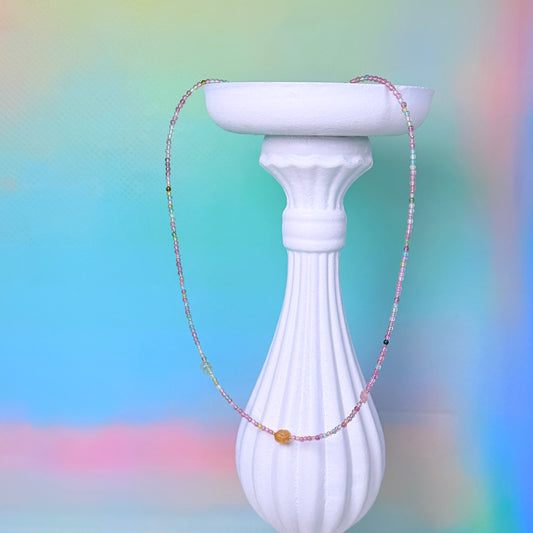 S925 Tourmaline Pixu Necklace