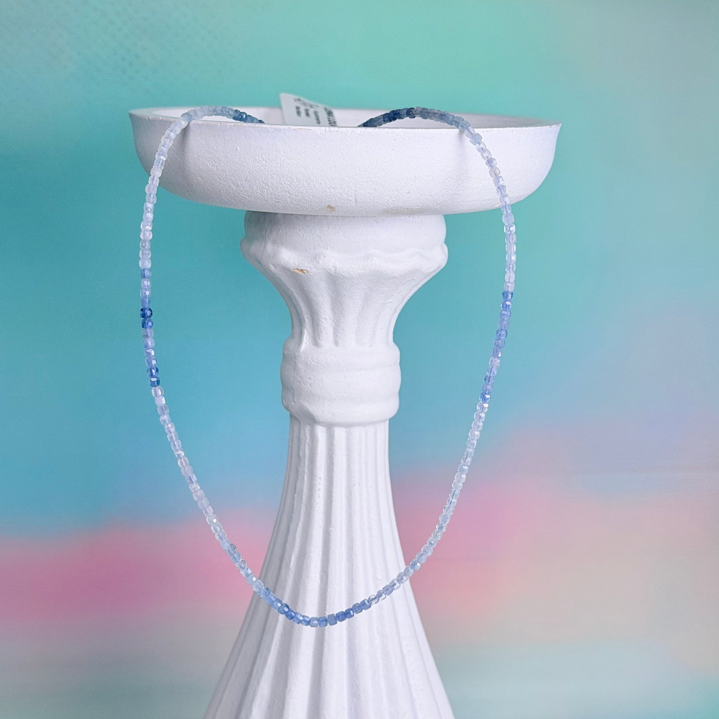 Aquamarine Faceted Necklace