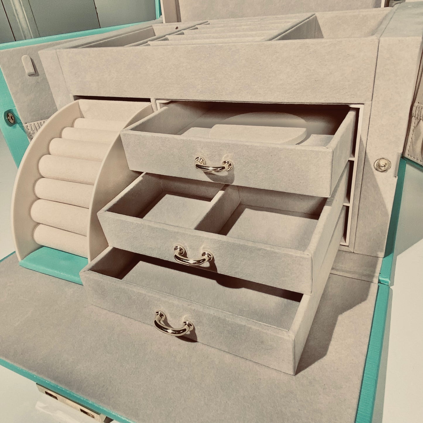 Jewelry Storage Box "Lounge" Teal