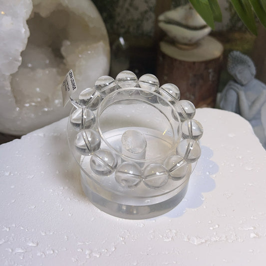 Clear Quartz Bracelet 13mm