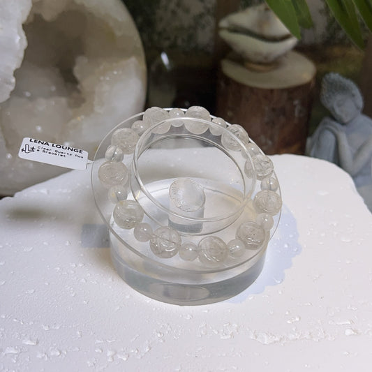 Clear Quartz Rose Bracelet