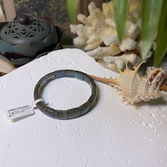 Small Labradorite Soft Bangle