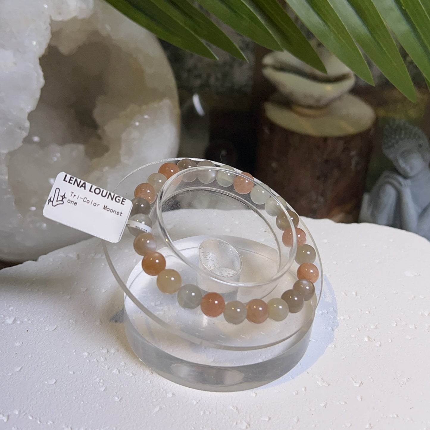 Tri-Color Moonstone Bracelet