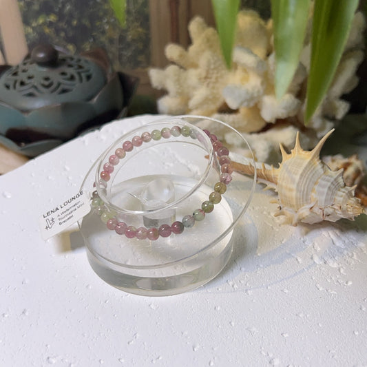 A Watermelon Tourmaline Mini Bracelet