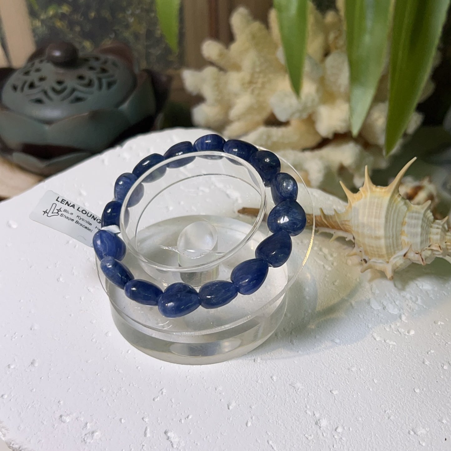 Blue Kyanite Hear Shape Bracelet