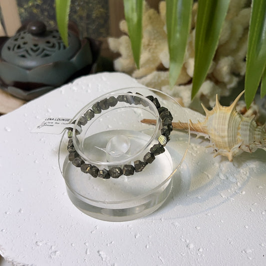 Pyrite Raw Chunk Bracelet
