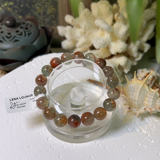 A++ Green Sunstone Mix Bracelet
