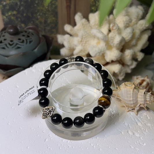 Silver Obsidian Cloud DIY Bracelet