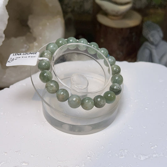 Jade Mica Bracelet 10mm