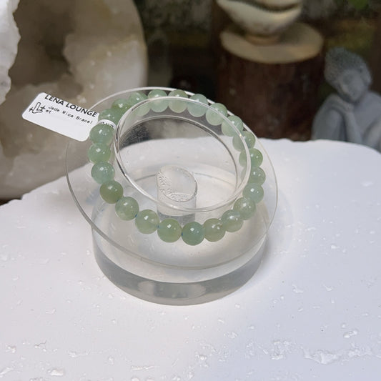 Jade Mica Bracelet 7mm+